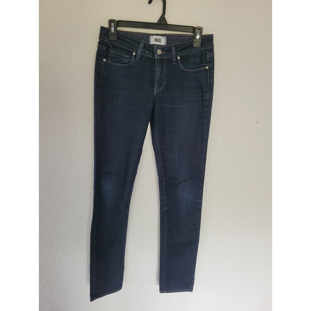 Paige‎ Skyline Skinny Jeans Womens 27 Dark Wash Indigo Blue Stretch Denim #1